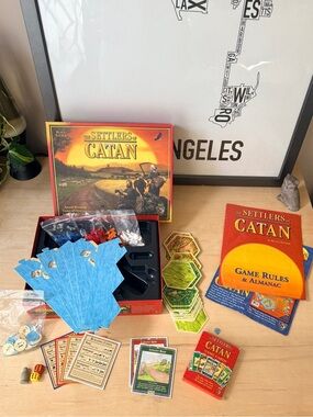 Settlers of Catan  Klaus Teuber | Open Box #3061 4th Edition